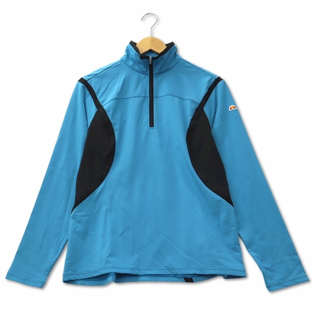 ellesse(エレッセ)のエレッセ ellesse ハーフジップ メッシュ切り替え ナイロン ウエア L レディースのトップス(Tシャツ(長袖/七分))の商品写真