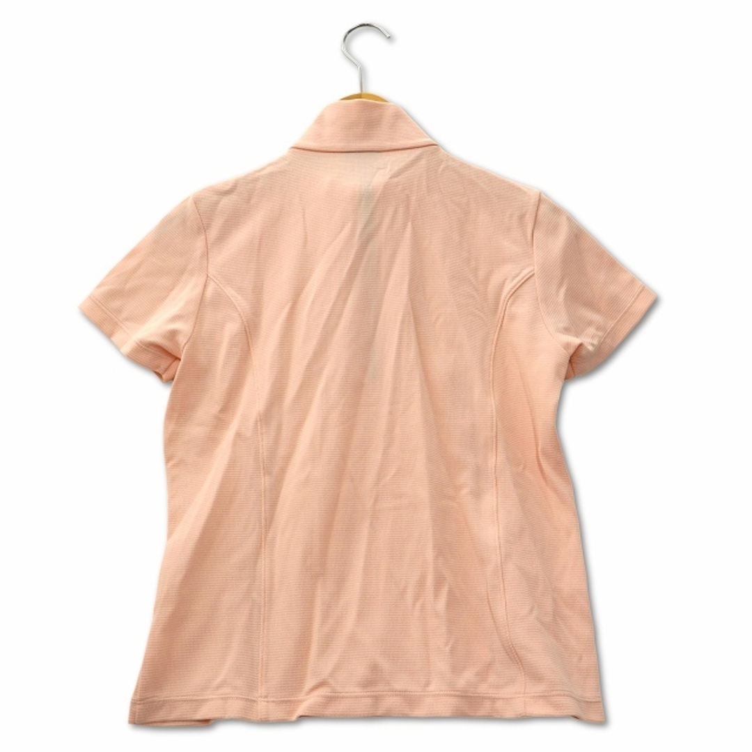 ellesse(エレッセ)のエレッセ ellesse ハーフジップ ワッフル ポロシャツ M ピンク レディースのトップス(ポロシャツ)の商品写真