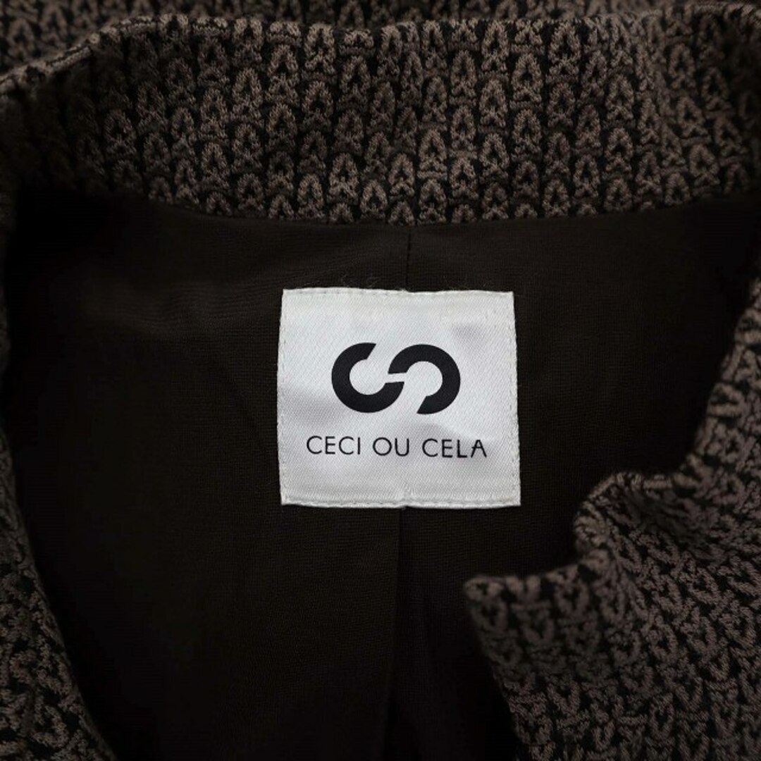 other(アザー)のセシオセラ CECI OU CELA スタンドカラー ジップ ニットジャケット レディースのジャケット/アウター(その他)の商品写真
