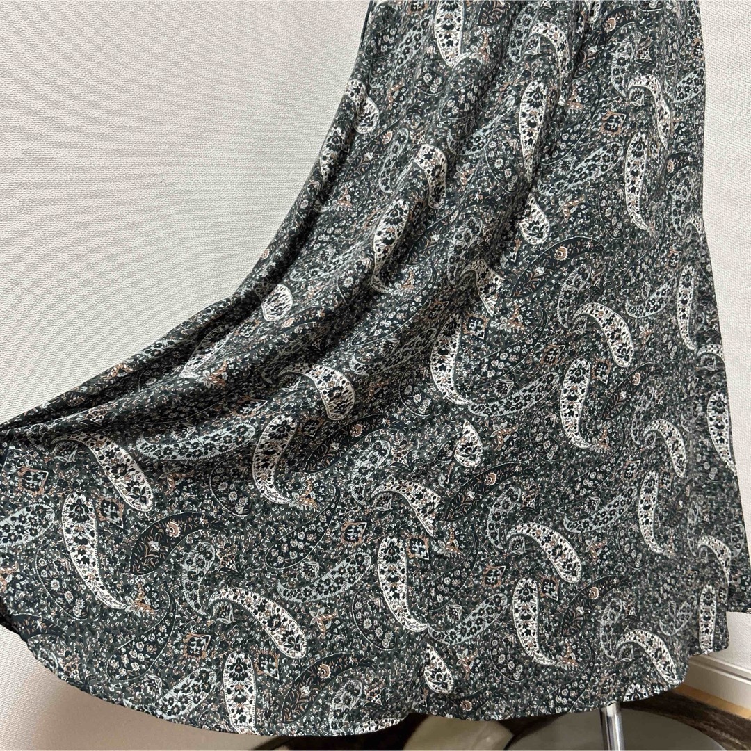 chocol raffine robe(ショコラフィネローブ)のショコラフィネローブ　ペイズリー　ロングスカート レディースのスカート(ロングスカート)の商品写真
