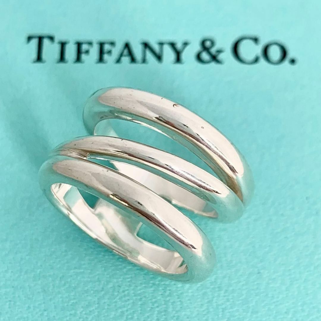 Tiffany & Co.(ティファニー)のTIFFANY&Co. ティファニー ダイアゴナル リング 廃盤 x9 レディースのアクセサリー(リング(指輪))の商品写真