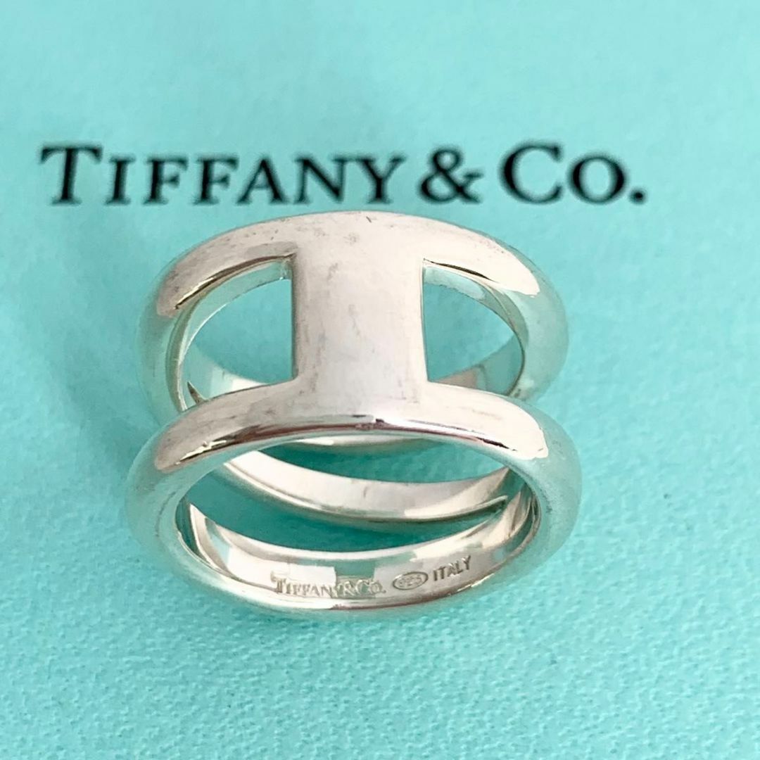 Tiffany & Co.(ティファニー)のTIFFANY&Co. ティファニー ダイアゴナル リング 廃盤 x9 レディースのアクセサリー(リング(指輪))の商品写真