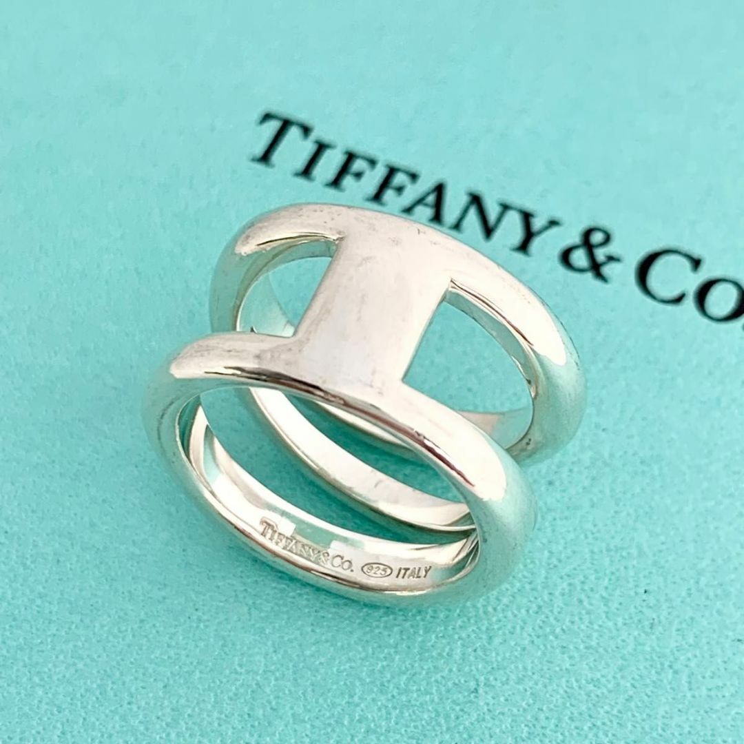 Tiffany & Co.(ティファニー)のTIFFANY&Co. ティファニー ダイアゴナル リング 廃盤 x9 レディースのアクセサリー(リング(指輪))の商品写真