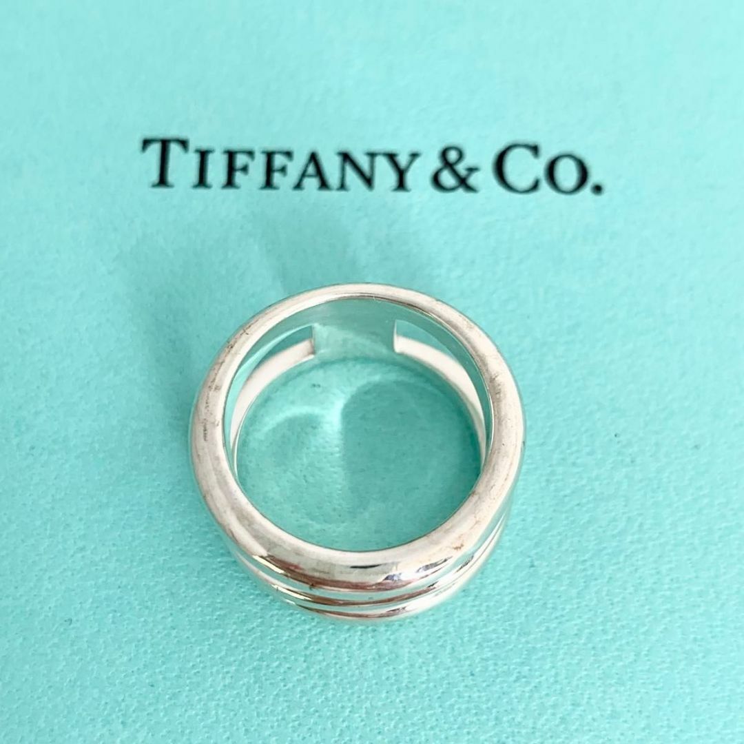 Tiffany & Co.(ティファニー)のTIFFANY&Co. ティファニー ダイアゴナル リング 廃盤 x9 レディースのアクセサリー(リング(指輪))の商品写真