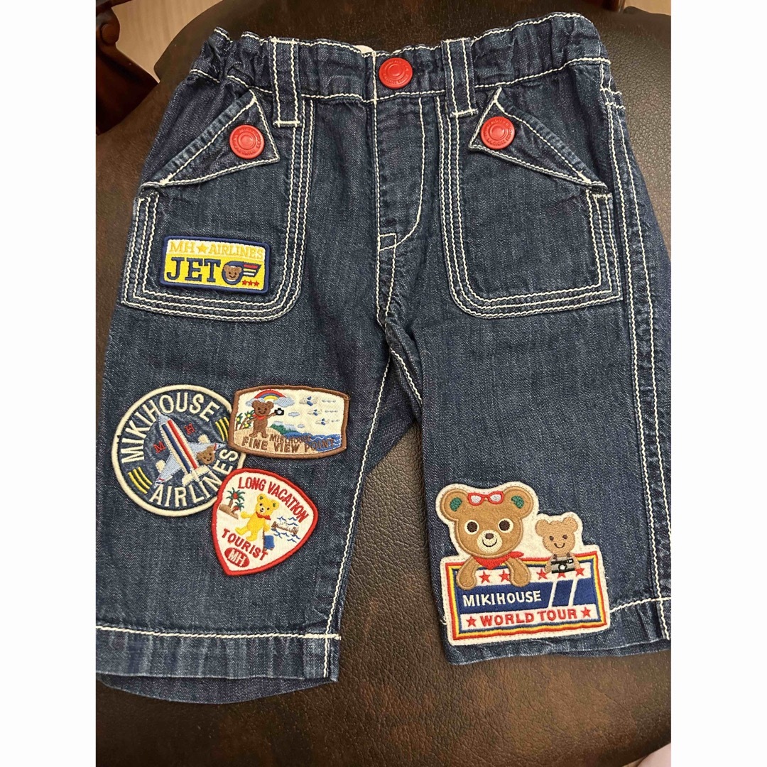 mikihouse(ミキハウス)のミキハウス　上下2点セット　100㎝ キッズ/ベビー/マタニティのキッズ服男の子用(90cm~)(Tシャツ/カットソー)の商品写真