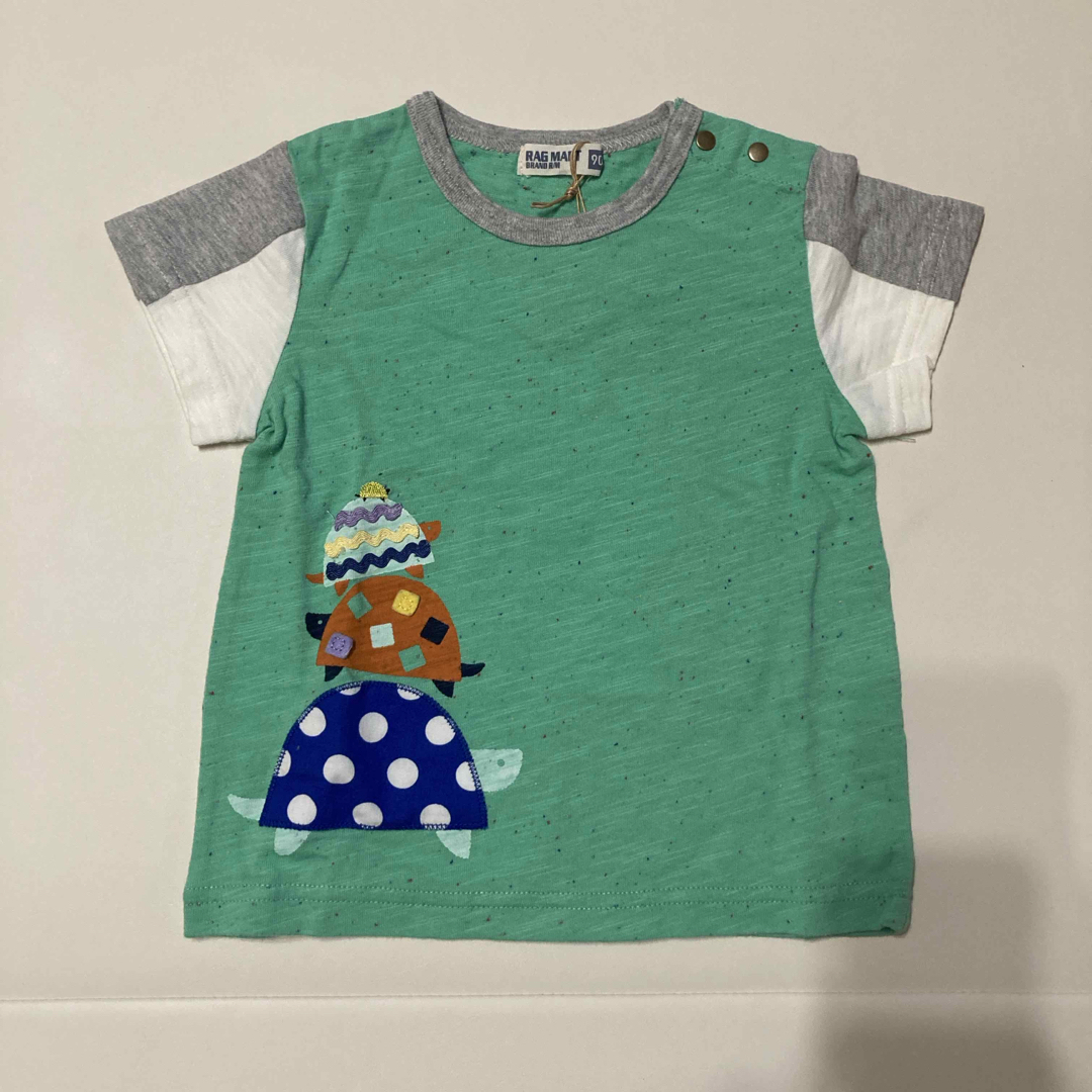 新品未使用　タグ付き　子ども　Ｔシャツ　90センチ キッズ/ベビー/マタニティのキッズ服女の子用(90cm~)(Tシャツ/カットソー)の商品写真