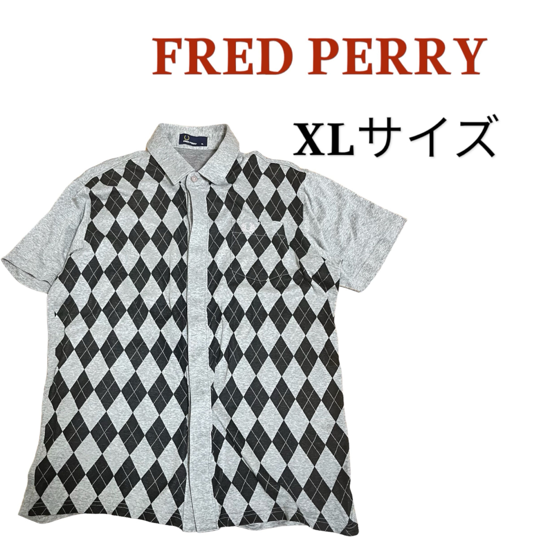 FRED PERRY(フレッドペリー)の【24時間発送】 【美品】半袖シャツ ワイシャツ FRED PERRY メンズのトップス(シャツ)の商品写真