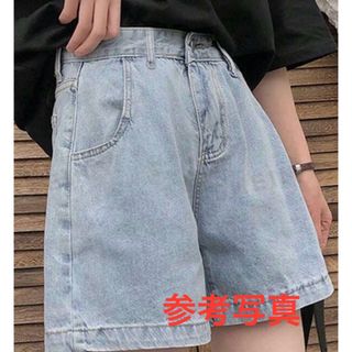 シーイン(SHEIN)のSHEIN デニムショートパンツ ☆ ショートパンツ Ｌサイズ ◇ シーイン ♪(ショートパンツ)