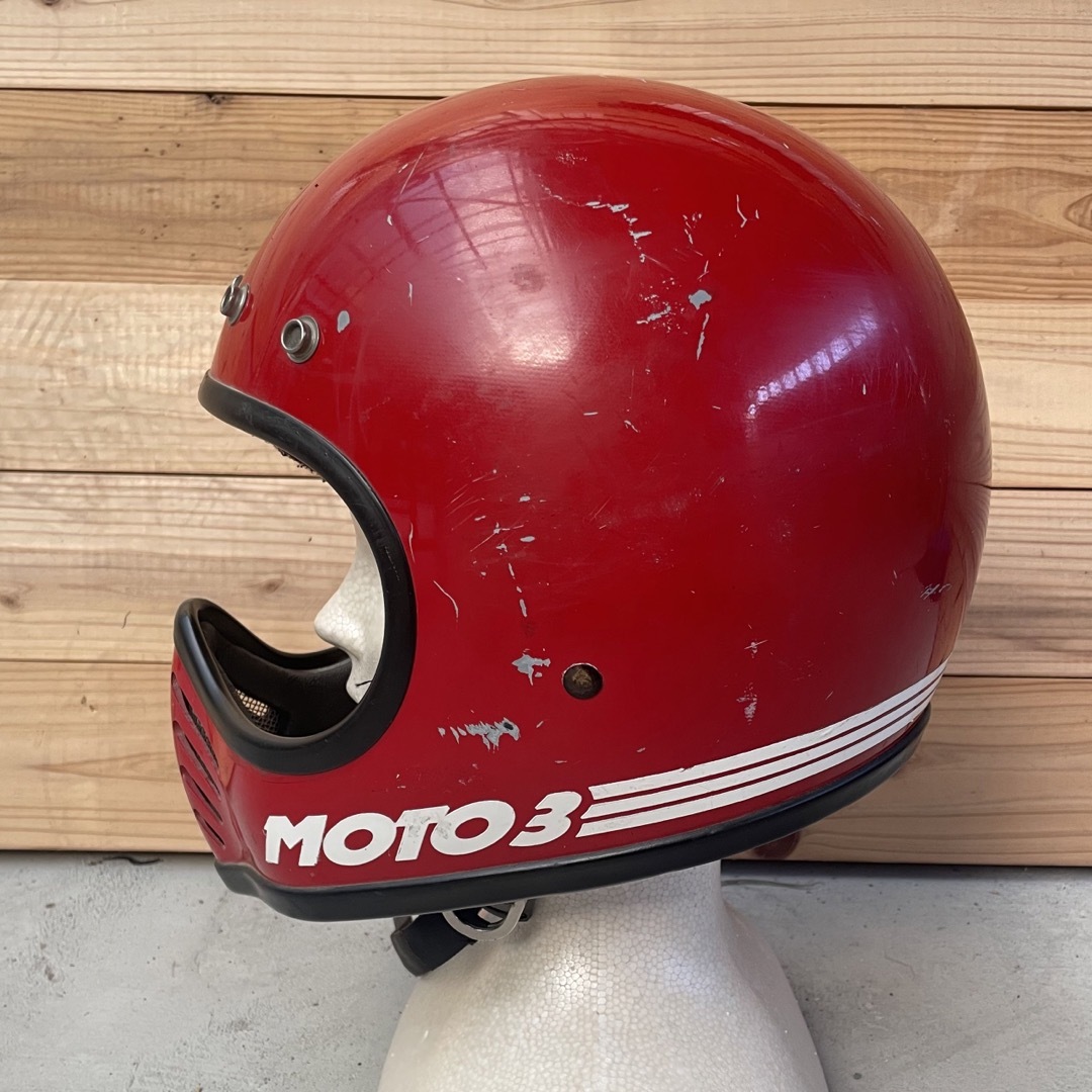 BELL(ベル)の激レア BELL MOTO 3  Sシェル　ヘルメット RT 自動車/バイクのバイク(ヘルメット/シールド)の商品写真