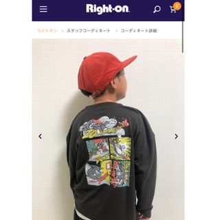 ライトオン(Right-on)のTOM and JERRY 「トムとジェリー」キッズロンT 150㎝ グレー(Tシャツ/カットソー)