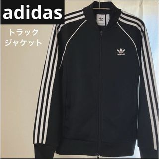 アディダス(adidas)のアディダスadidas　PAKAIAN トラックジャージ　Mサイズ　ブラック(ジャージ)