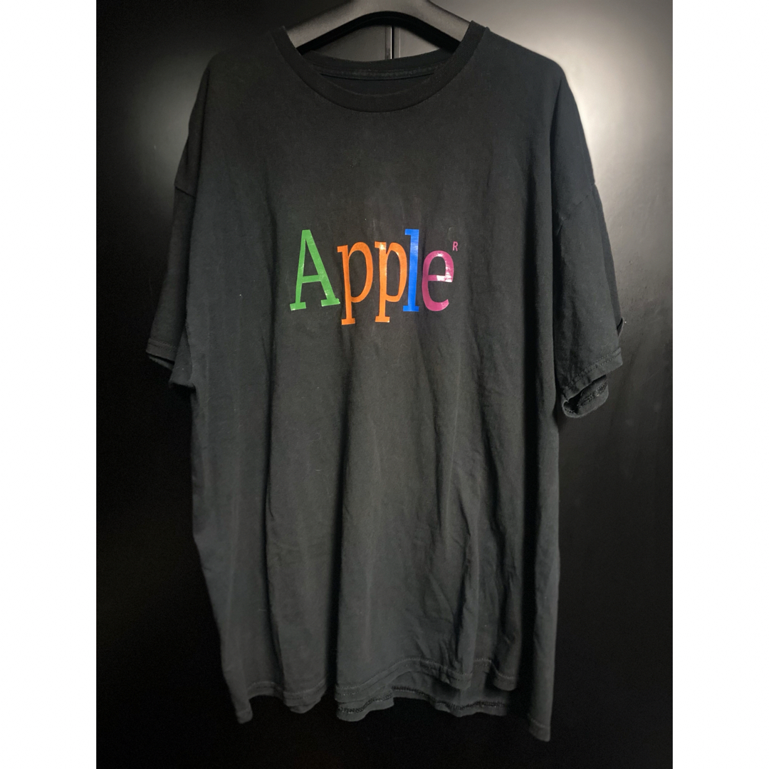 激レア Apple Tシャツ ブラック 企業Tシャツ サイズXL メンズのトップス(Tシャツ/カットソー(半袖/袖なし))の商品写真