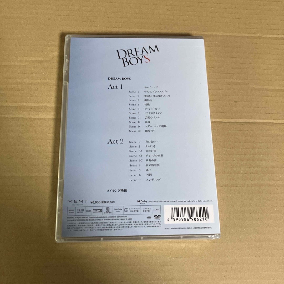 DREAM　BOYS DVD エンタメ/ホビーのDVD/ブルーレイ(キッズ/ファミリー)の商品写真