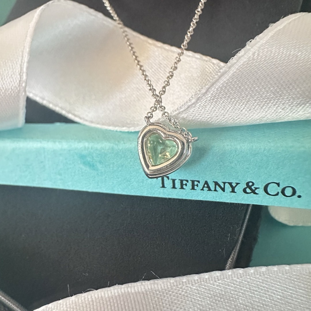 Tiffany & Co.(ティファニー)のTiffany&Co.イエローダイヤモンド0.67ctソレスト ハートネックレス レディースのアクセサリー(ネックレス)の商品写真
