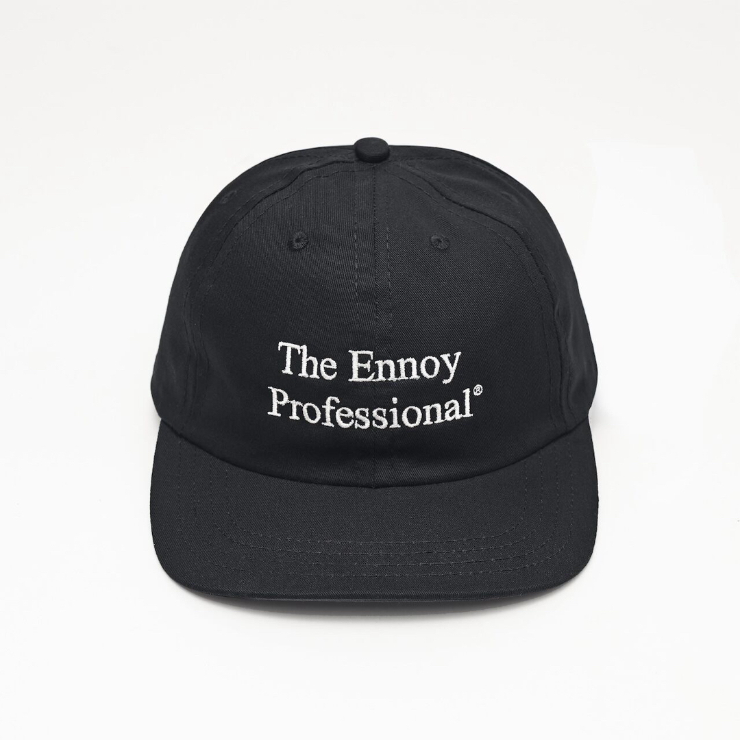 ennoy COTTON CAP BLACK メンズの帽子(キャップ)の商品写真