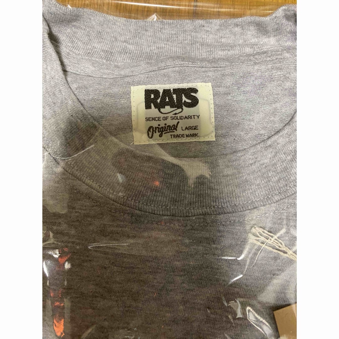 RATS(ラッツ)の【RATS】EAGLE THE RATS TEE 新品未使用 グレー Ｌサイズ メンズのトップス(Tシャツ/カットソー(半袖/袖なし))の商品写真