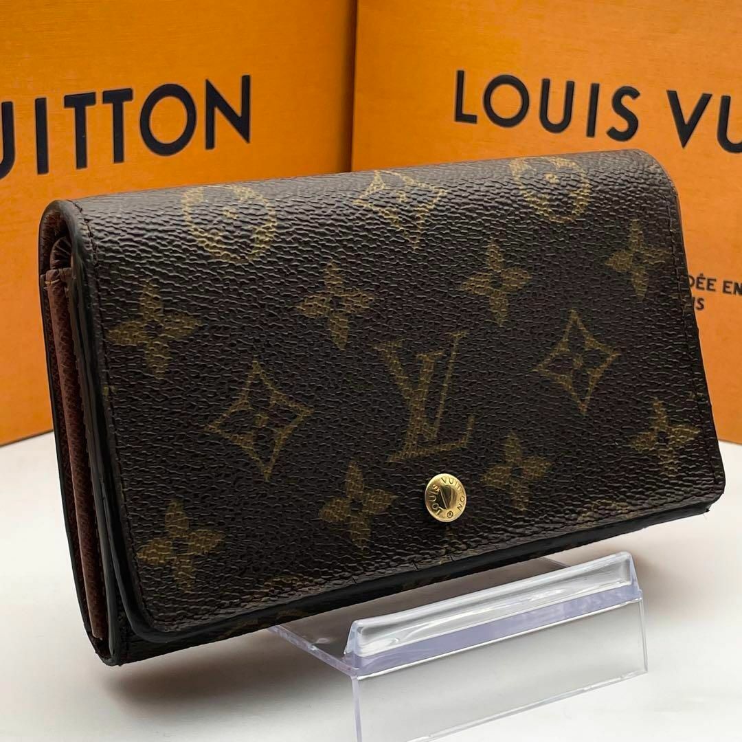 LOUIS VUITTON(ルイヴィトン)のルイヴィトン モノグラム ポルトモネ ビエ トレゾール 二つ折り財布 コンパクト レディースのファッション小物(財布)の商品写真