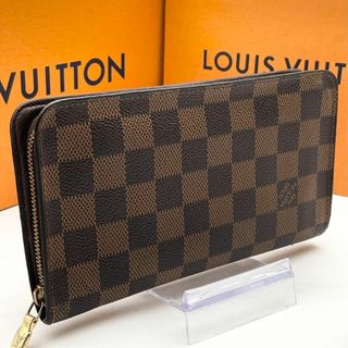 ルイヴィトン(LOUIS VUITTON)のルイヴィトン ダミエ ポルト モネ ジップ ラウンドファスナー 長財布(財布)