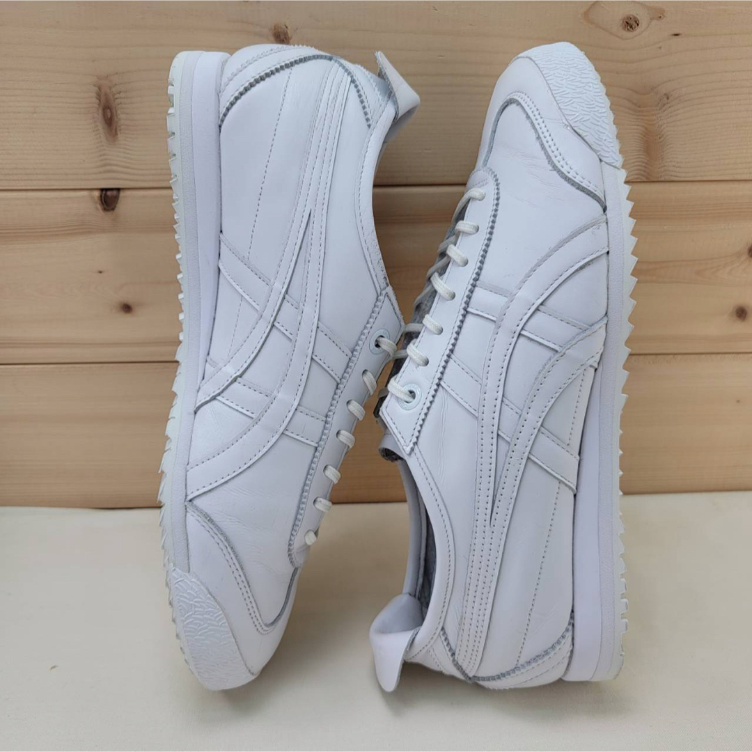 Onitsuka Tiger(オニツカタイガー)のオニツカタイガー メキシコ66 SD  ホワイト レザー  23.5㎝ レディースの靴/シューズ(スニーカー)の商品写真