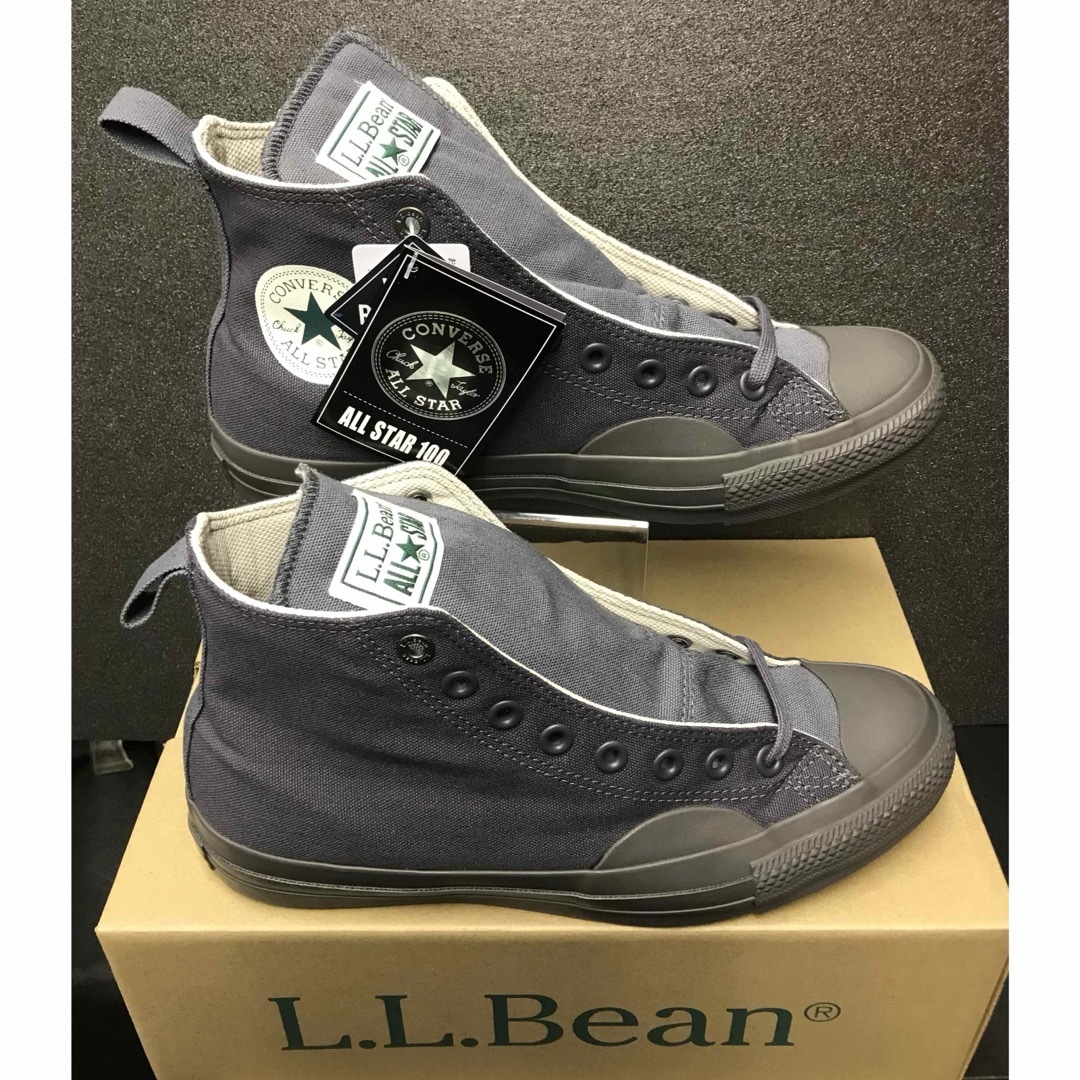 ALL STAR（CONVERSE）(オールスター)の✨新品✨コンバース　オールスター　100 L.L.Bean ハイ　コラボ　グレー メンズの靴/シューズ(スニーカー)の商品写真