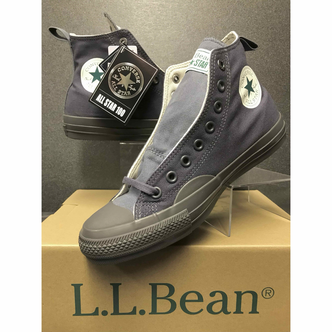 ALL STAR（CONVERSE）(オールスター)の✨新品✨コンバース　オールスター　100 L.L.Bean ハイ　コラボ　グレー メンズの靴/シューズ(スニーカー)の商品写真