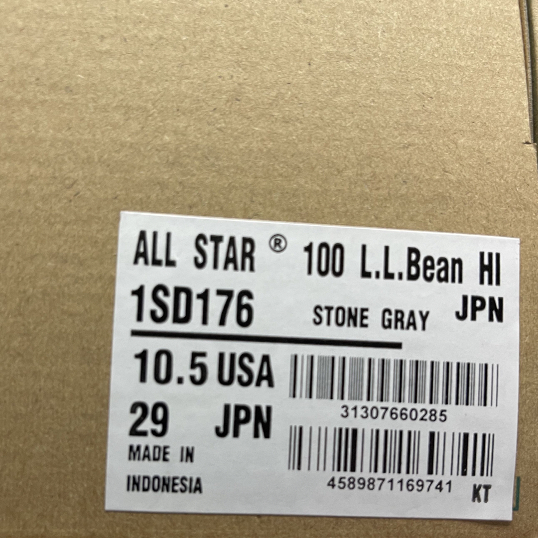 ALL STAR（CONVERSE）(オールスター)の✨新品✨コンバース　オールスター　100 L.L.Bean ハイ　コラボ　グレー メンズの靴/シューズ(スニーカー)の商品写真