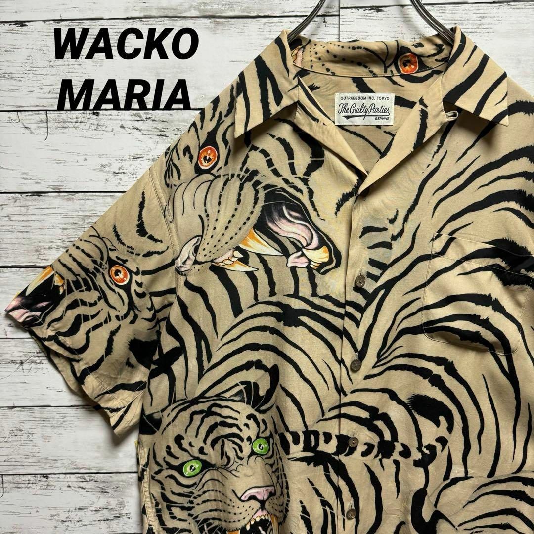 WACKO MARIA(ワコマリア)の【入手困難】ワコマリア　ティム リーハイ　虎　人気　アロハシャツ メンズのトップス(シャツ)の商品写真