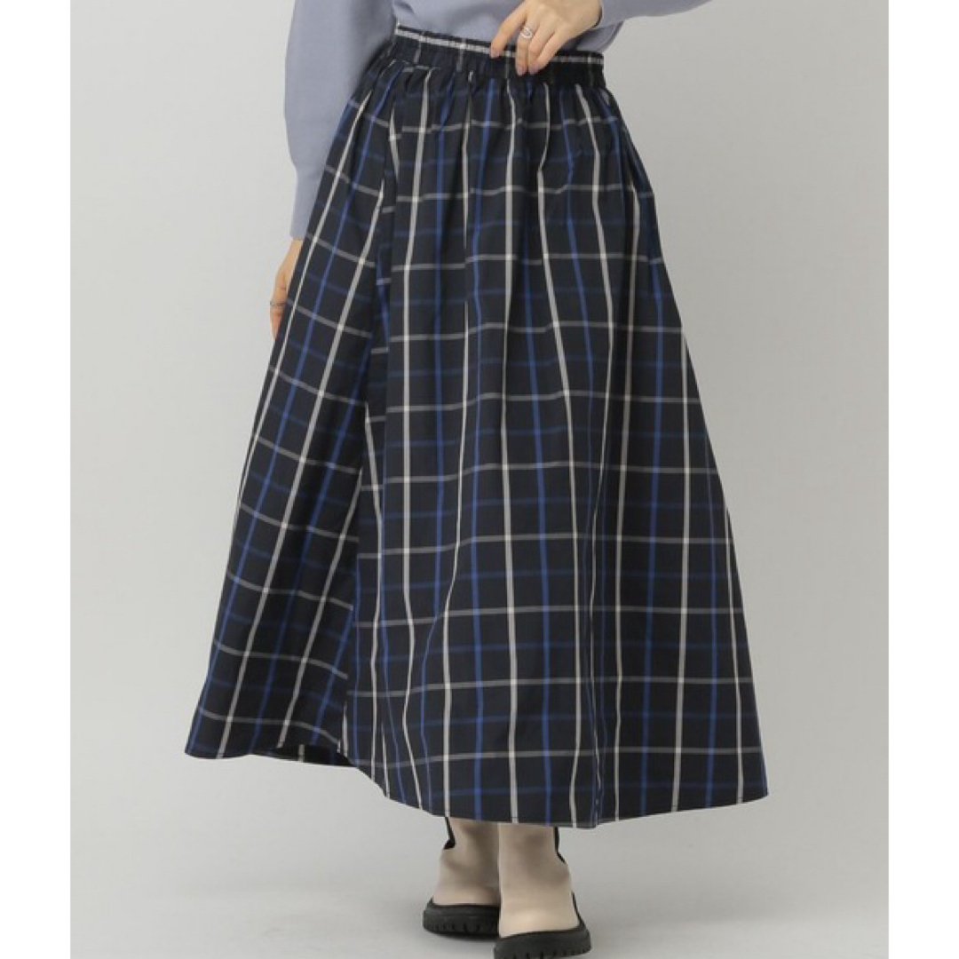 BABYLONE(バビロン)のロングスカート　チェック レディースのスカート(ロングスカート)の商品写真