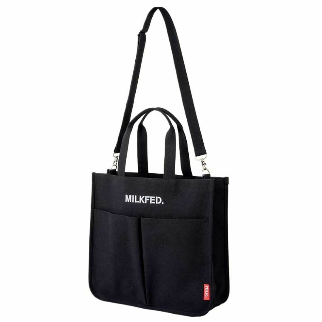 MILKFED.(ミルクフェド)のMILKFED.［ミルクフェド］5ポケットバッグ BLACK レディースのバッグ(トートバッグ)の商品写真