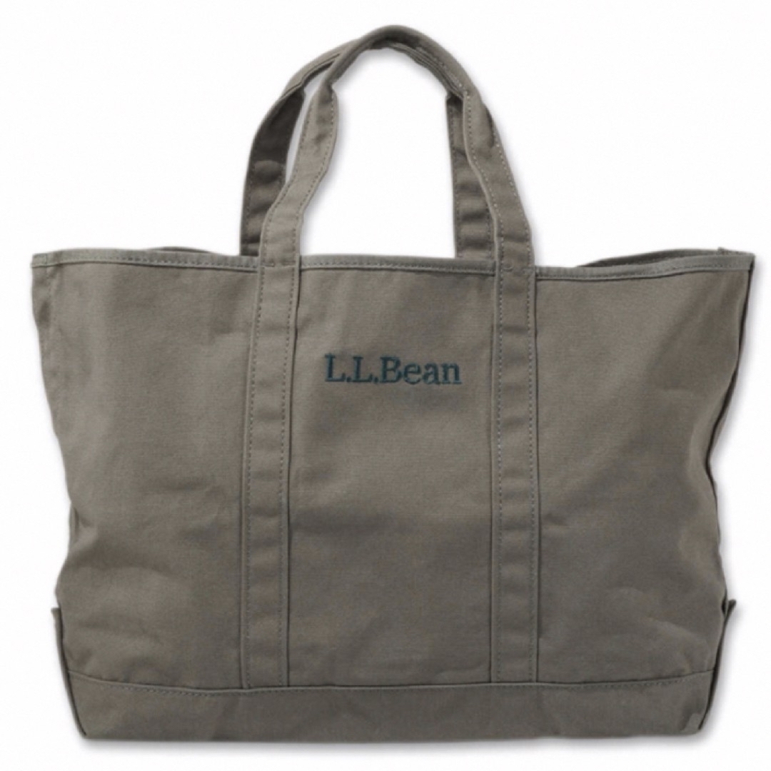 L.L.Bean(エルエルビーン)の【新品・タグ付き】L.L.Bean  グローサリー・トート  ダスティオリーブ レディースのバッグ(トートバッグ)の商品写真