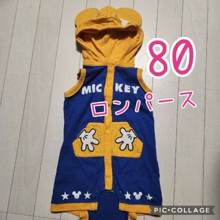 ベビードール(BABYDOLL)のBABYDOLL　80　ロンパース　ミッキー　ベビードール(ロンパース)