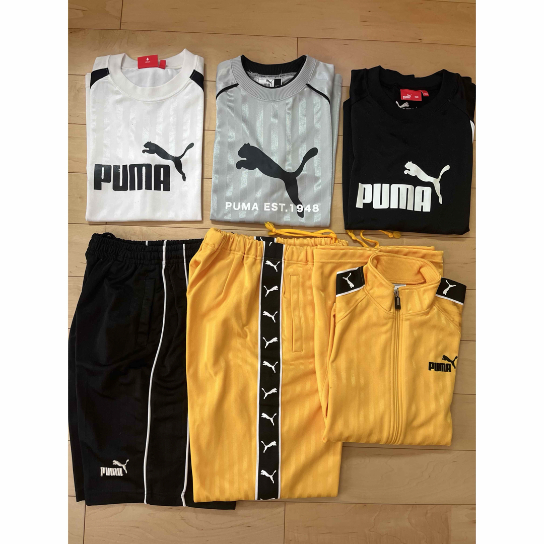 PUMA / 男児160サイズ・練習着6点セット キッズ/ベビー/マタニティのキッズ服男の子用(90cm~)(Tシャツ/カットソー)の商品写真