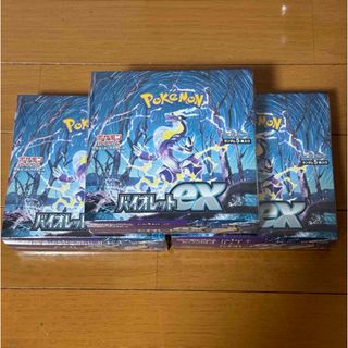 ポケモン(ポケモン)のポケモンカード バイオレットex 3box シュリンク付き(キャラクターグッズ)