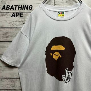 アベイシングエイプ(A BATHING APE)の【入手困難】アベイシングエイプ　ビッグロゴ　レア　半袖Tシャツ　美品(Tシャツ/カットソー(半袖/袖なし))