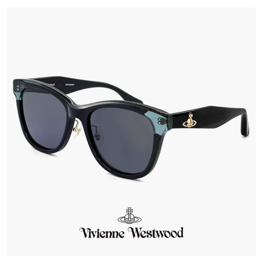 Vivienne Westwood(ヴィヴィアンウエストウッド)の【新品】 41-5003 c03 54mm レディース ヴィヴィアン ウエストウッド サングラス Vivienne Westwood uvカット 紫外線対策 ウェリントン 型 フレーム ウエリントン オーブ アジアンフィット モデル レディースのファッション小物(サングラス/メガネ)の商品写真