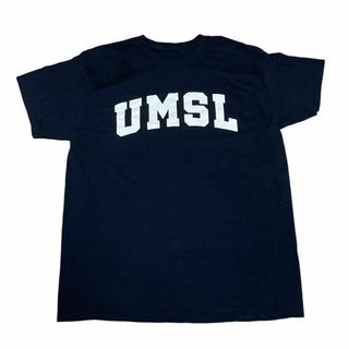 UMSL ミズーリ大学 半袖Tシャツ カレッジT ブラック US古着 c74(Tシャツ/カットソー(半袖/袖なし))