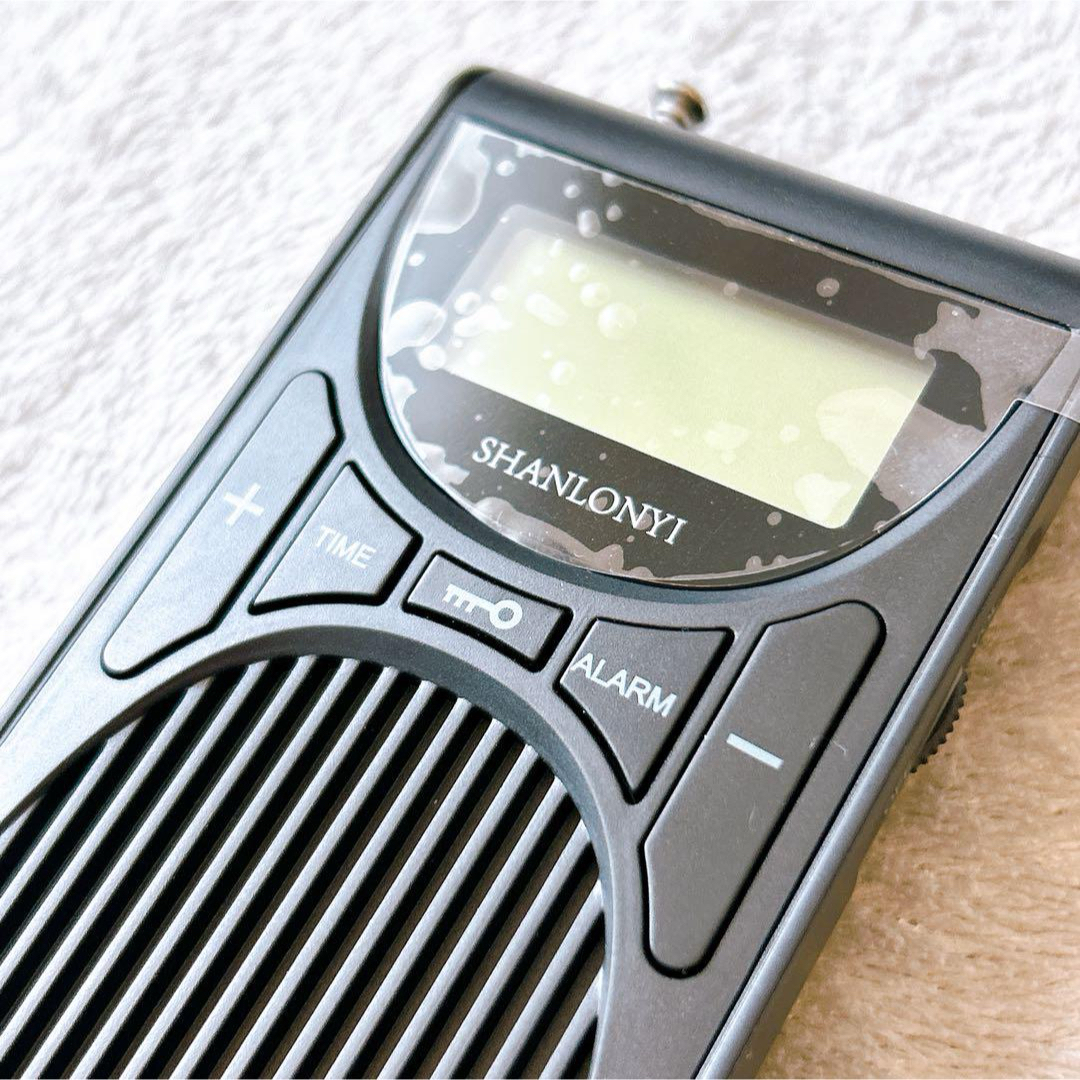 ポータブルラジオ 小型 ポケットラジオ 高感度 防災 ミニラジオ スマホ/家電/カメラのオーディオ機器(ラジオ)の商品写真