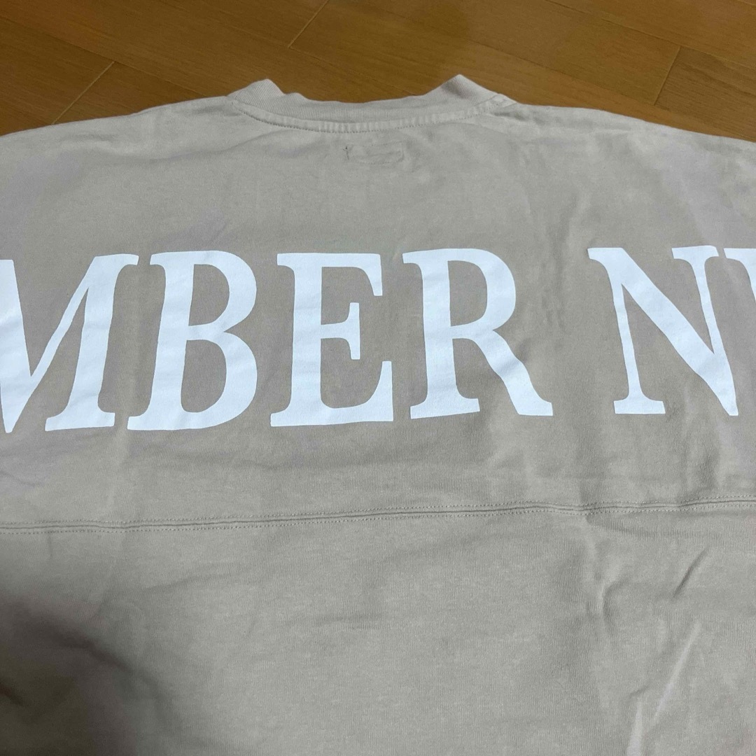 NUMBER (N)INE(ナンバーナイン)の【NUMBER (N)INE】ビッグシルエット ロゴ バックプリントTシャツ メンズのトップス(Tシャツ/カットソー(七分/長袖))の商品写真