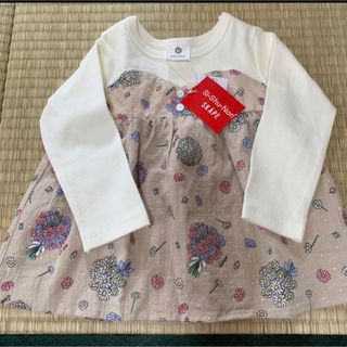 シシュノン(SiShuNon)のシシュノン　エスケープ　長袖　90センチ　女の子　未使用　花(Tシャツ/カットソー)