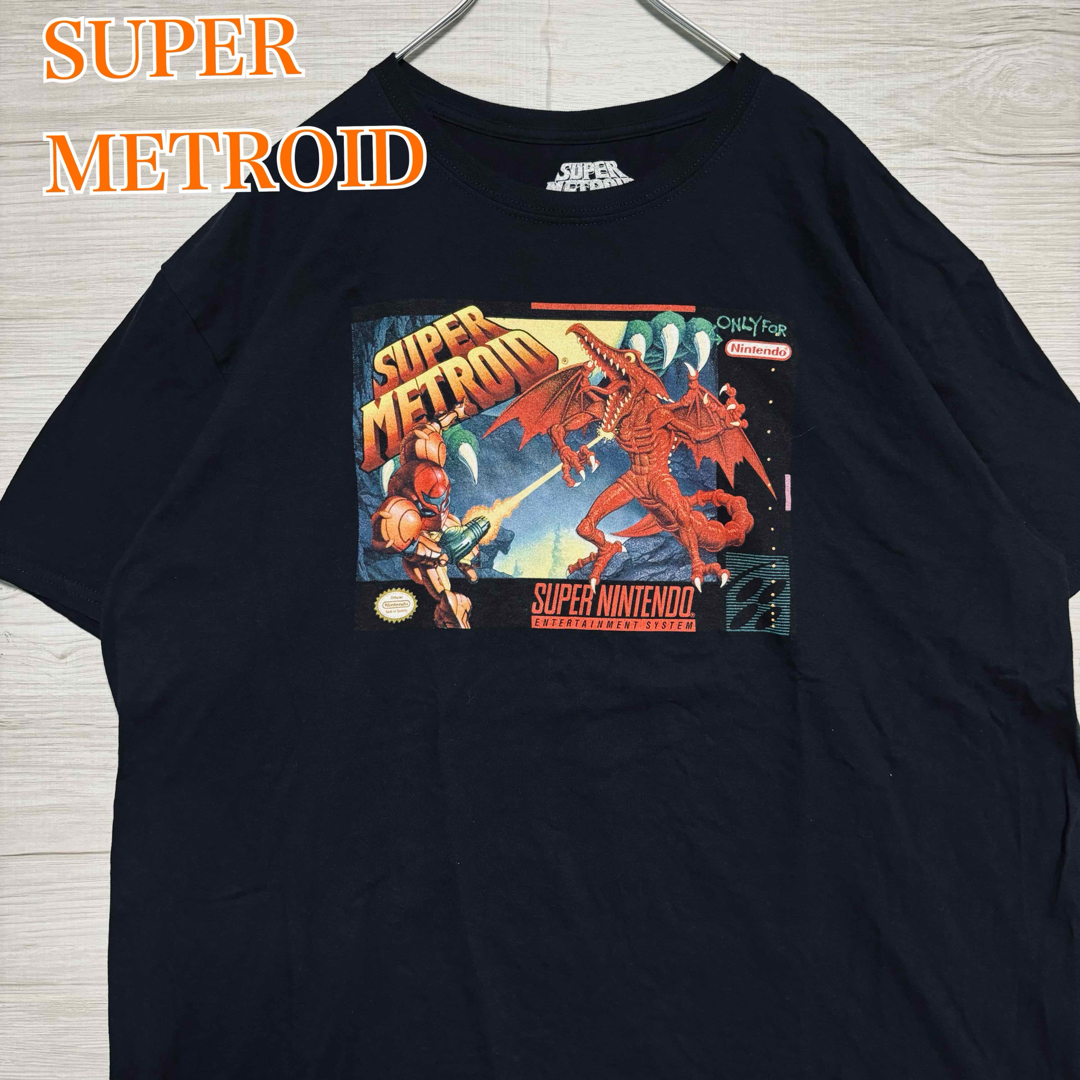 任天堂(ニンテンドウ)の【入手困難】SUPER METROID メトロイド　Tシャツ　2XLサイズ　海外 メンズのトップス(Tシャツ/カットソー(半袖/袖なし))の商品写真