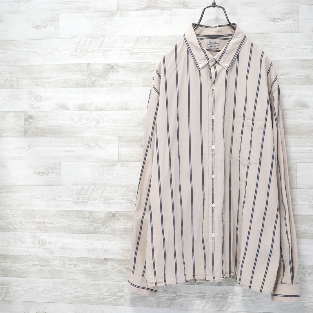 steven alan(スティーブンアラン)のSteven Alan 20SS Hi/Twist Stripe Shirt-L メンズのトップス(シャツ)の商品写真