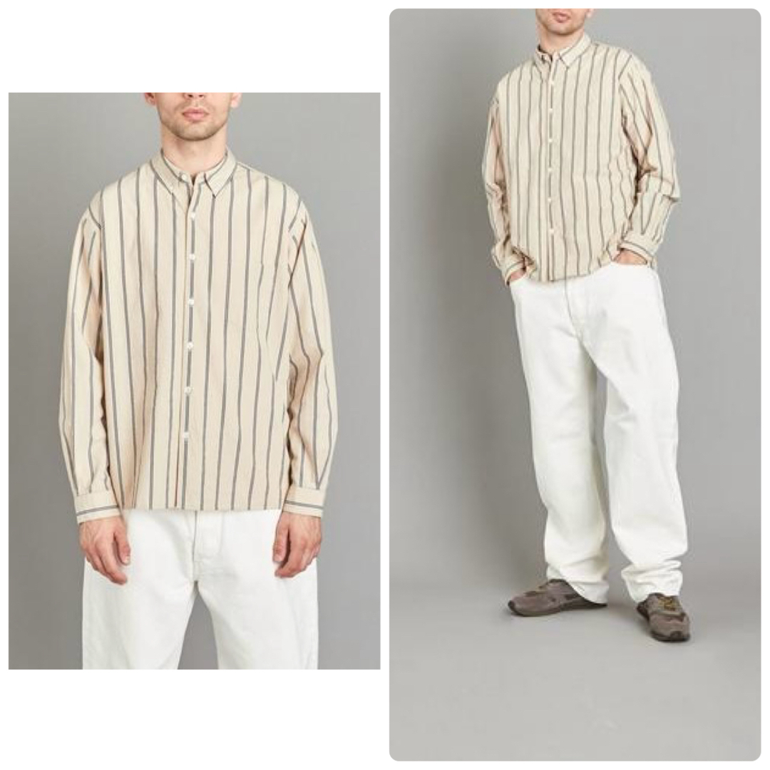 steven alan(スティーブンアラン)のSteven Alan 20SS Hi/Twist Stripe Shirt-L メンズのトップス(シャツ)の商品写真