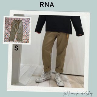 アールエヌエー(RNA)の美品》アールエヌエー　RNA　カラーコンビペグ　ワークパンツ　ペグトップパンツＳ(ワークパンツ/カーゴパンツ)