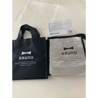 BRUNO - 新品未使用BRUNO 保冷ポーチ付き　ミニトートブラックポーチとミニトートバッグ