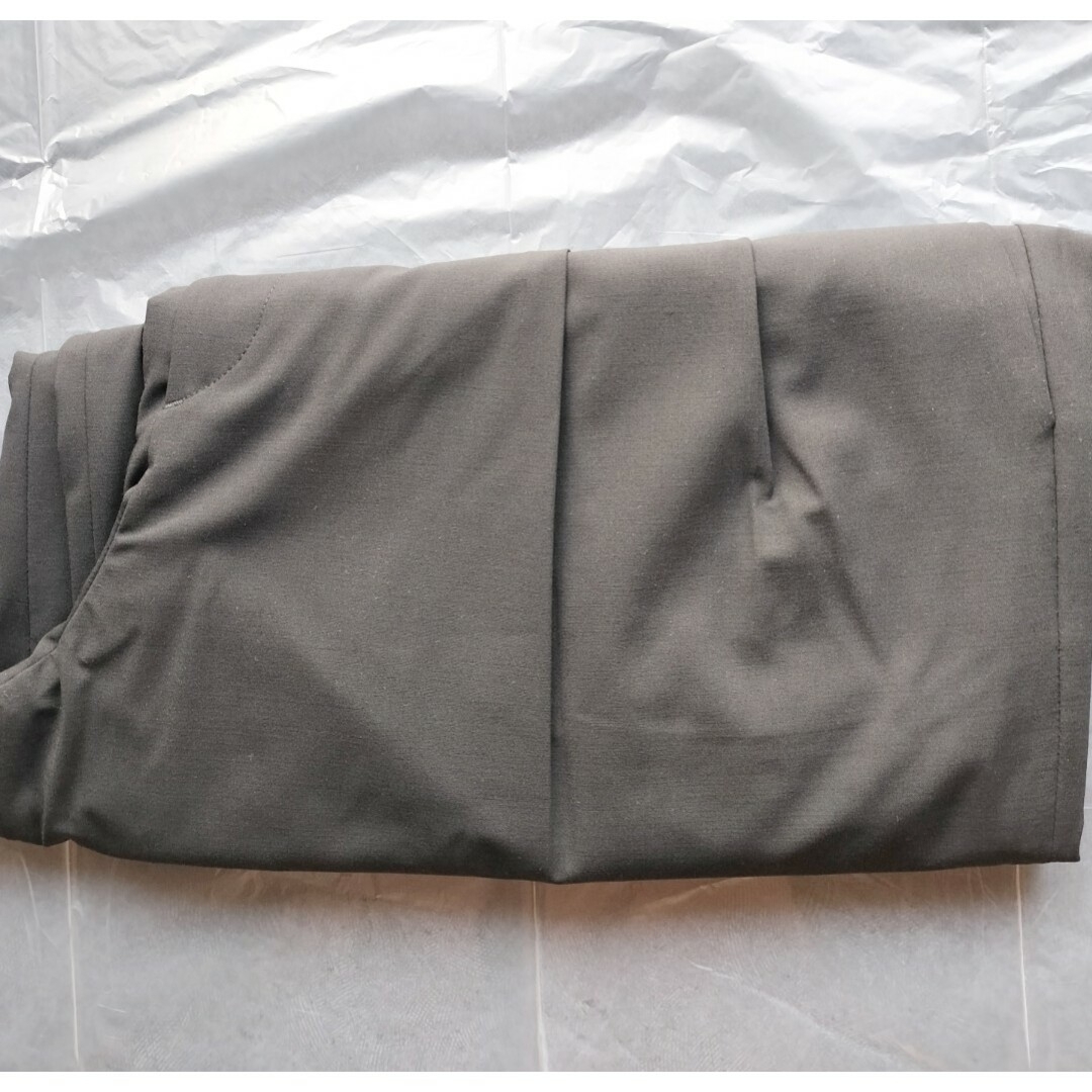 ユニクロC　タックワイドストレートパンツ　ブラック　XXLサイズ　UNIQLOC レディースのパンツ(カジュアルパンツ)の商品写真