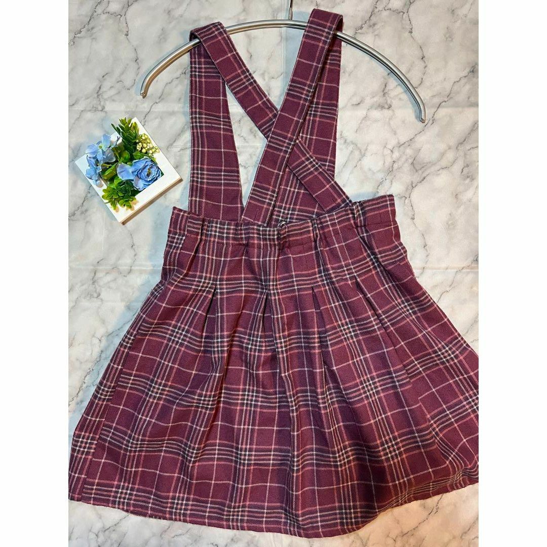 【ANY FAM エニーファム】130㎝　チェック柄　キッズ　スカート キッズ/ベビー/マタニティのキッズ服女の子用(90cm~)(スカート)の商品写真