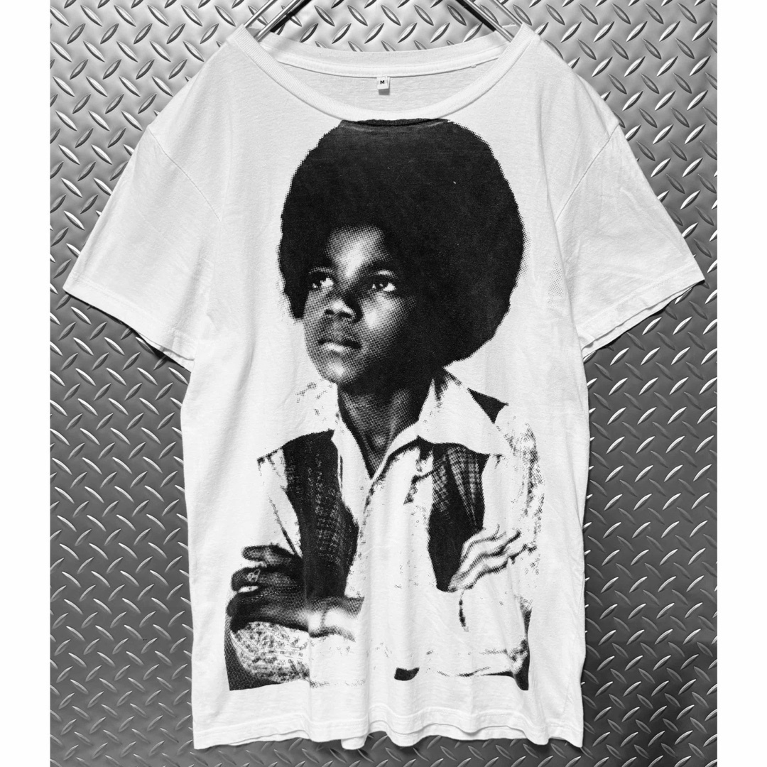 VINTAGE(ヴィンテージ)の【希少】Michael Jackson マイケルジャクソン Tシャツ 幼少期 メンズのトップス(Tシャツ/カットソー(半袖/袖なし))の商品写真