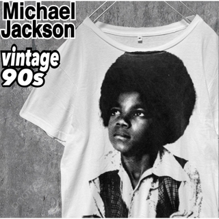ヴィンテージ(VINTAGE)の【希少】Michael Jackson マイケルジャクソン Tシャツ 幼少期(Tシャツ/カットソー(半袖/袖なし))
