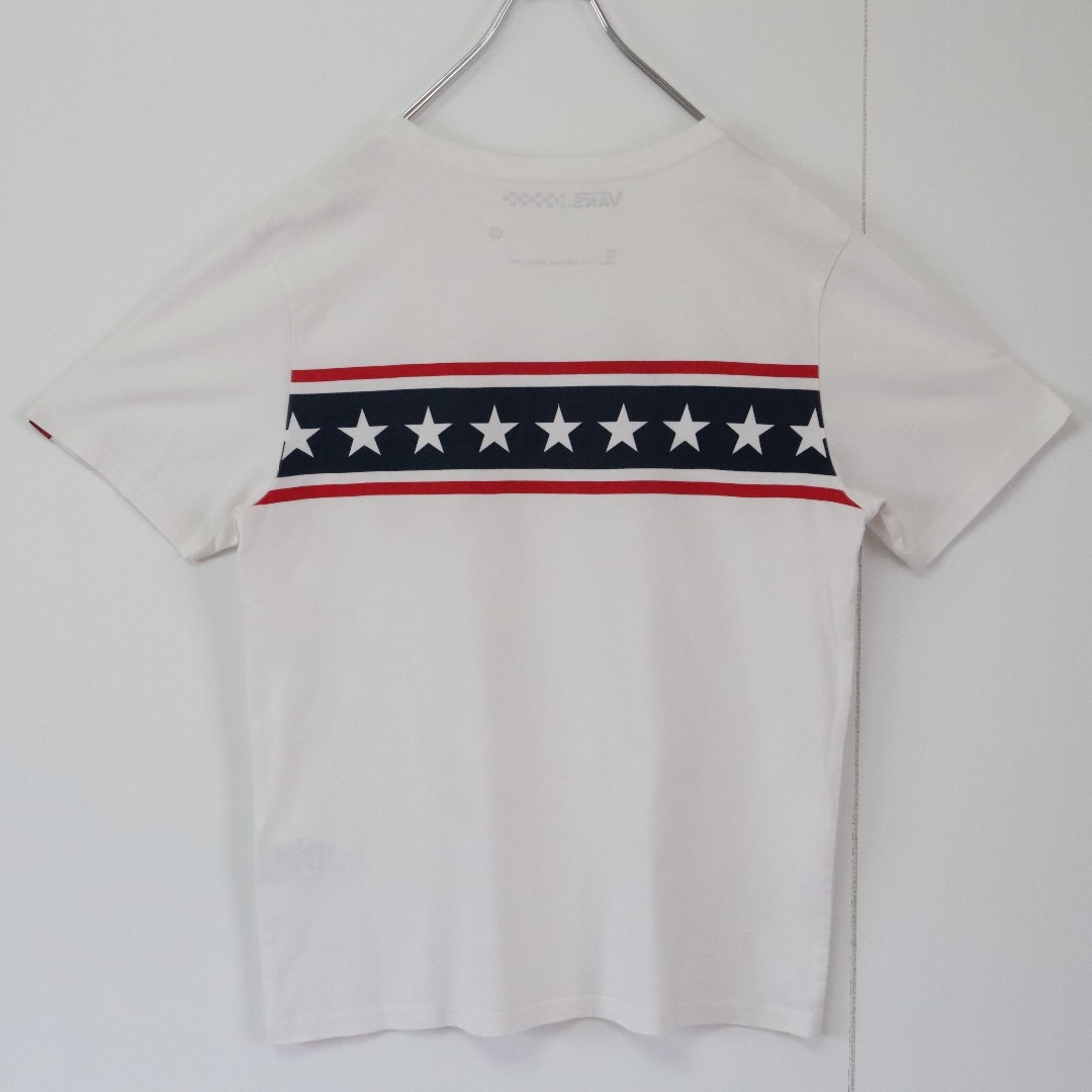 VANS(ヴァンズ)の【希少】ヴァンズ／Tシャツ　ビッグロゴ　XLサイズ　アメリカ国旗　スケーター メンズのトップス(Tシャツ/カットソー(半袖/袖なし))の商品写真