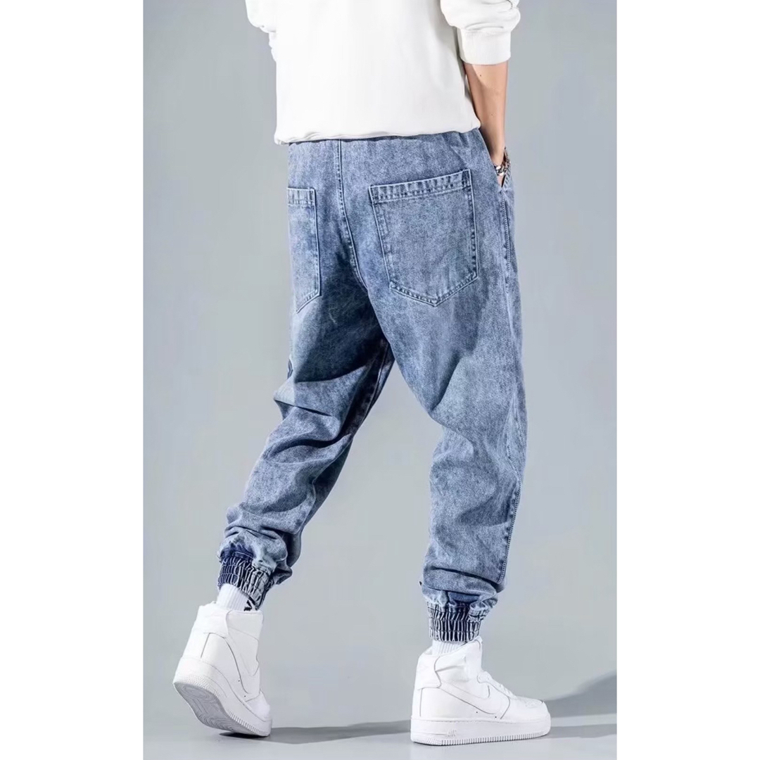 デニムパンツ ジョガーパンツ ジーンズ メンズ メンズのパンツ(デニム/ジーンズ)の商品写真
